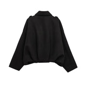 Renata Ashbourne | Faux Suede Pilot Jacket For Women