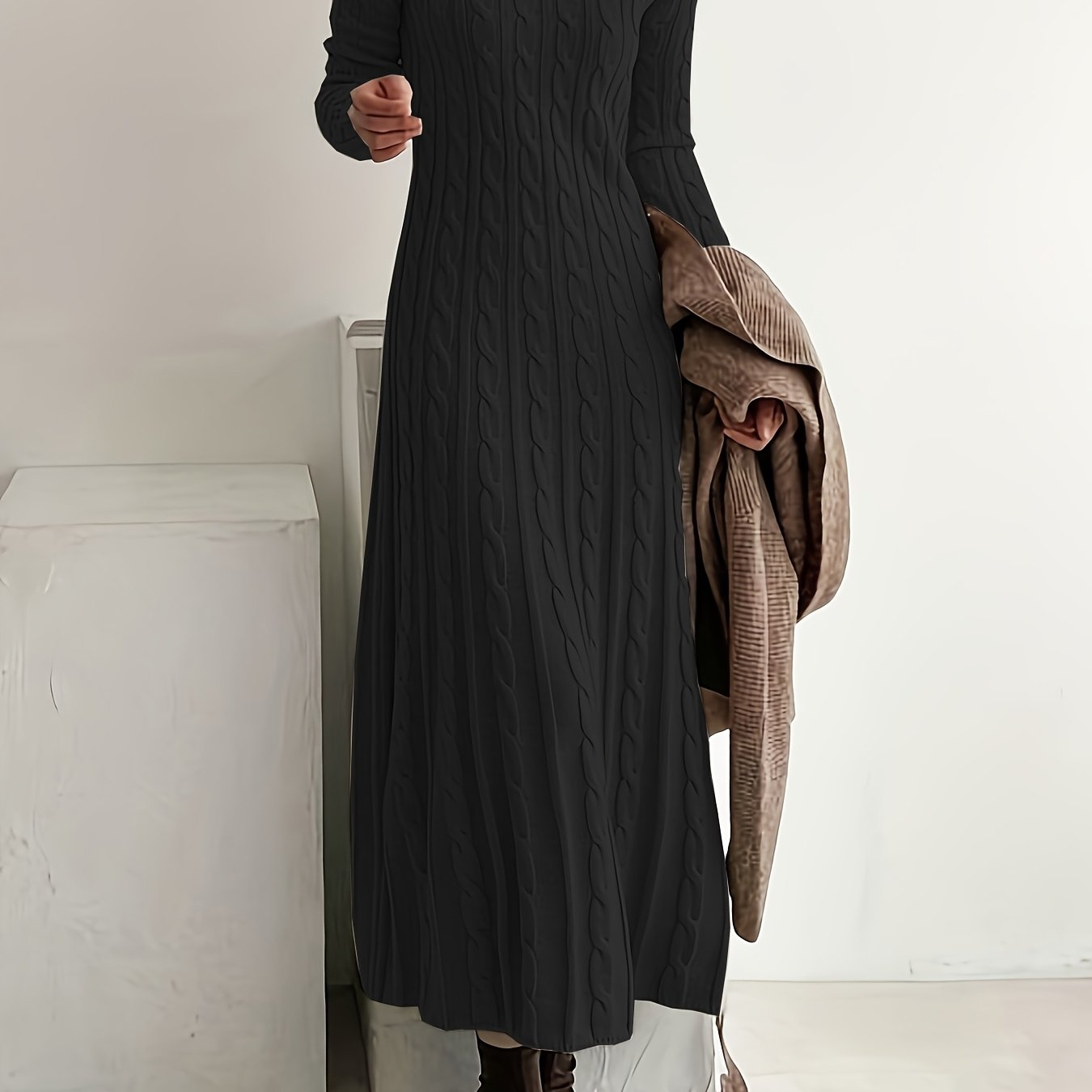 Lucinda Woodcroft | Cable-Knit Maxi Dress For Women