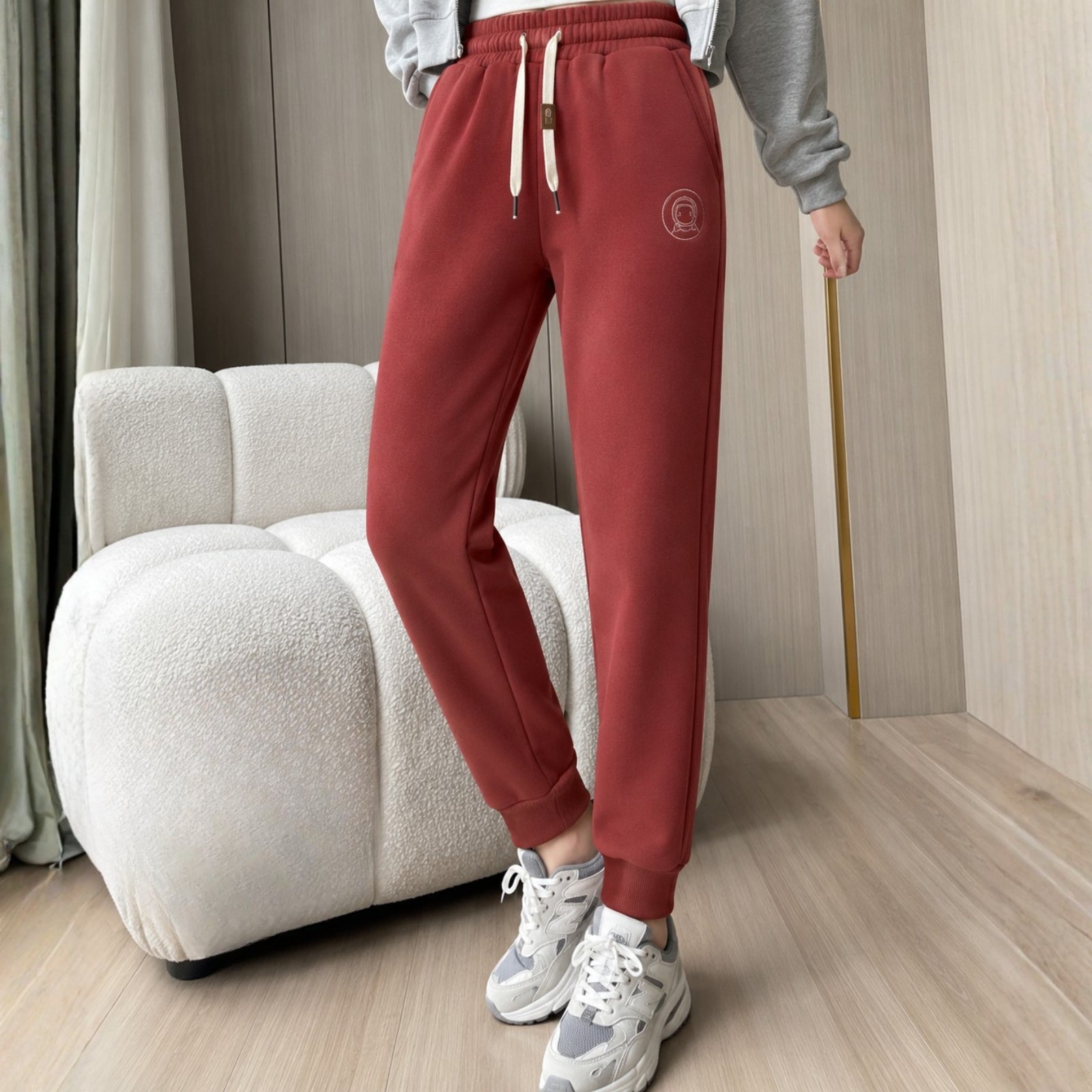 Anais Bergeron | Fleece-Lined Jogger Sweatpants For Women