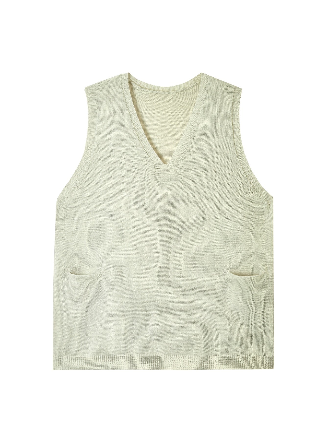 Selina Vasseur | Longline Sweater Vest With Pockets For Women