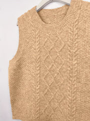 Marguerite Fontclair | Cable-Knit Sweater Vest For Women