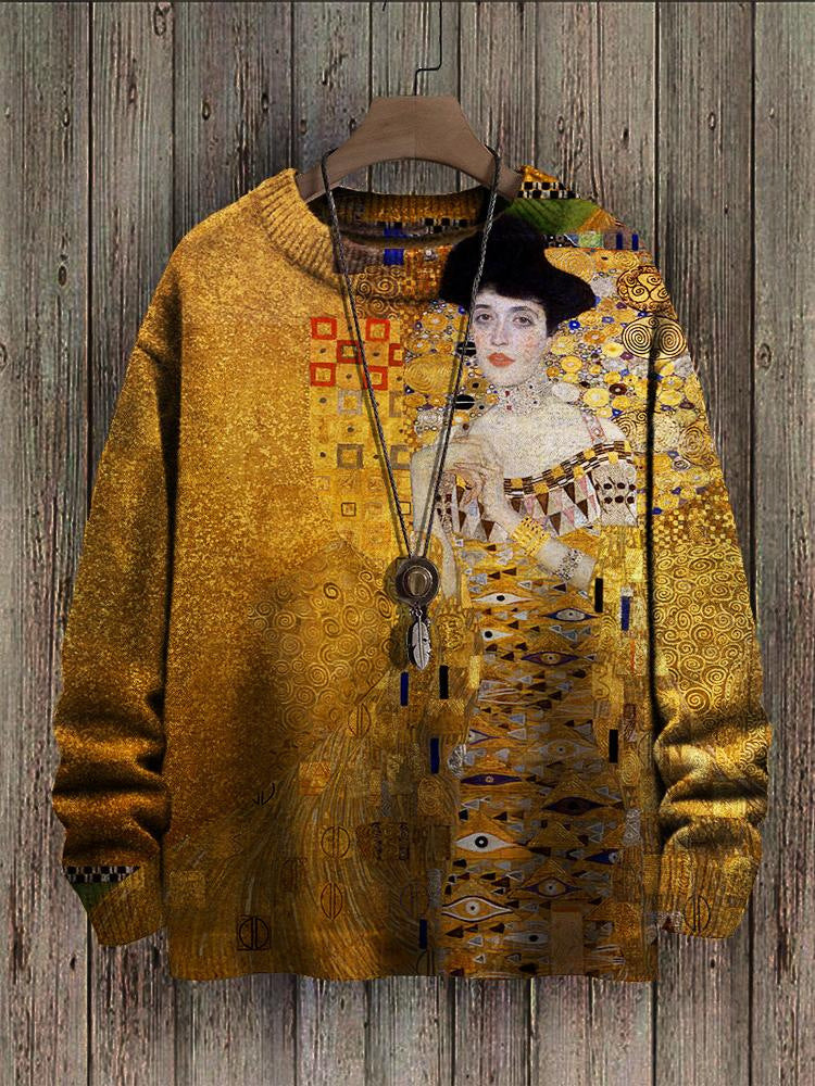 Maximilian Rutherford | Abstract Patchwork Print Sweater For Men