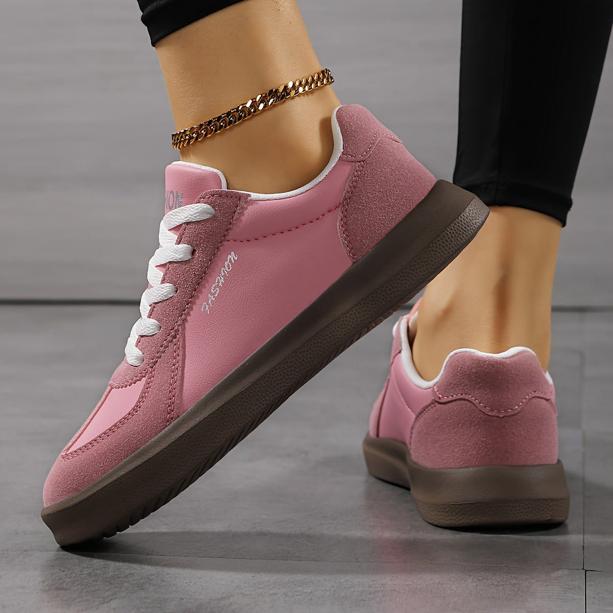 Isadora Beauchamp | Leather Lace-Up Sneakers For Women