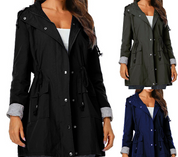 Daphne Winslow | Women's Hooded Windbreaker Raincoat