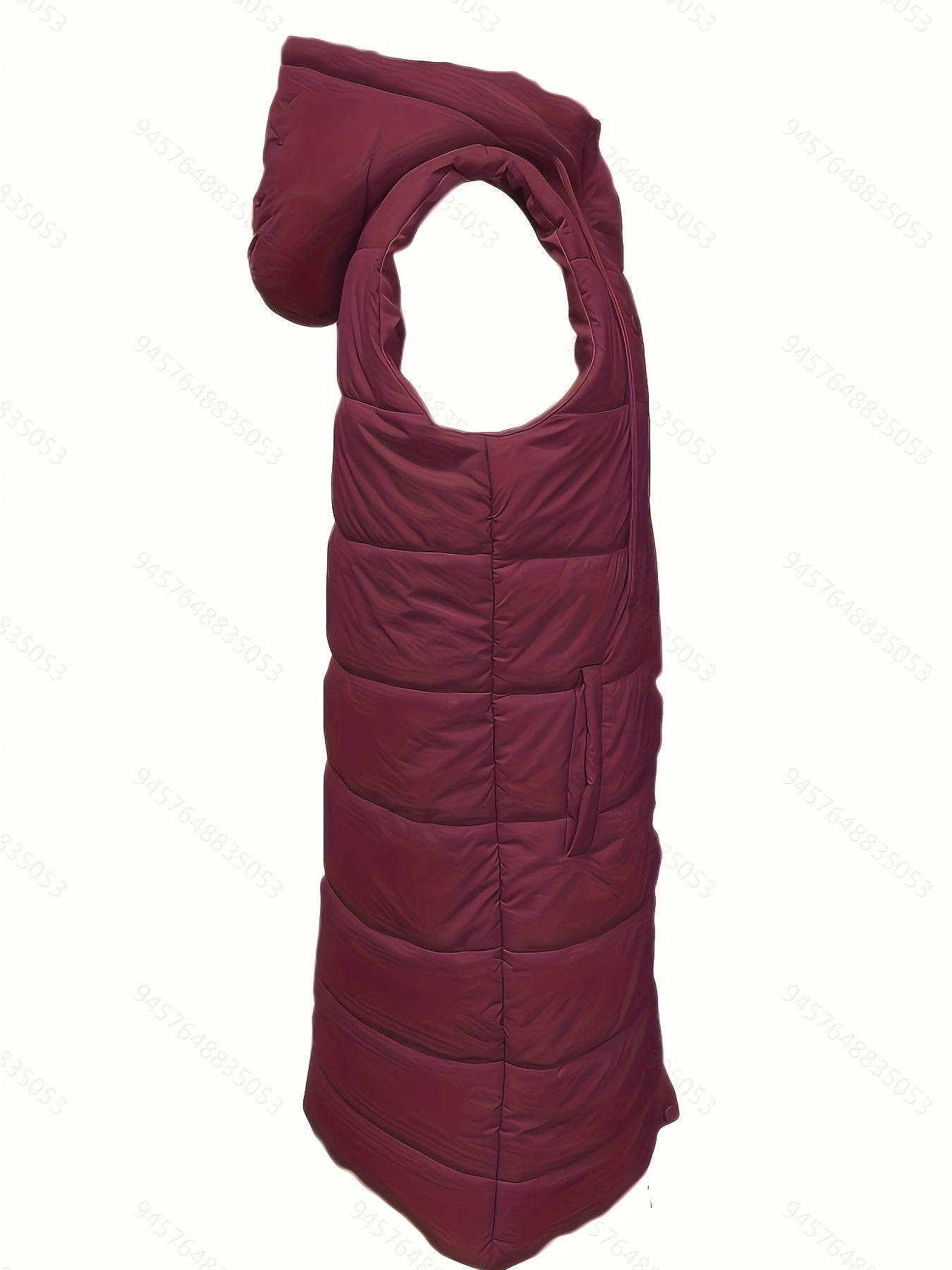Brielle Ashworth | Longline Hooded Puffer Vest For Women