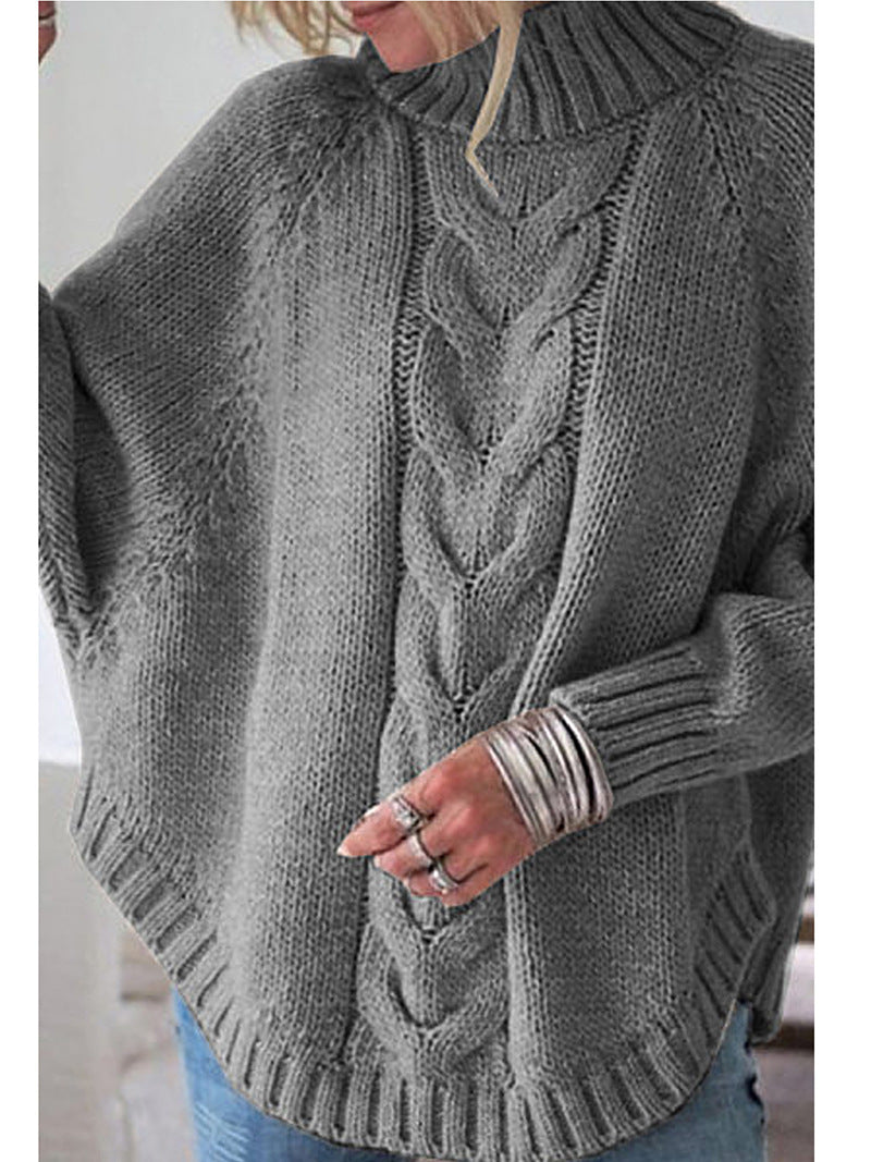 Marisol Duchesne | Cable Knit Turtleneck Sweater For Women