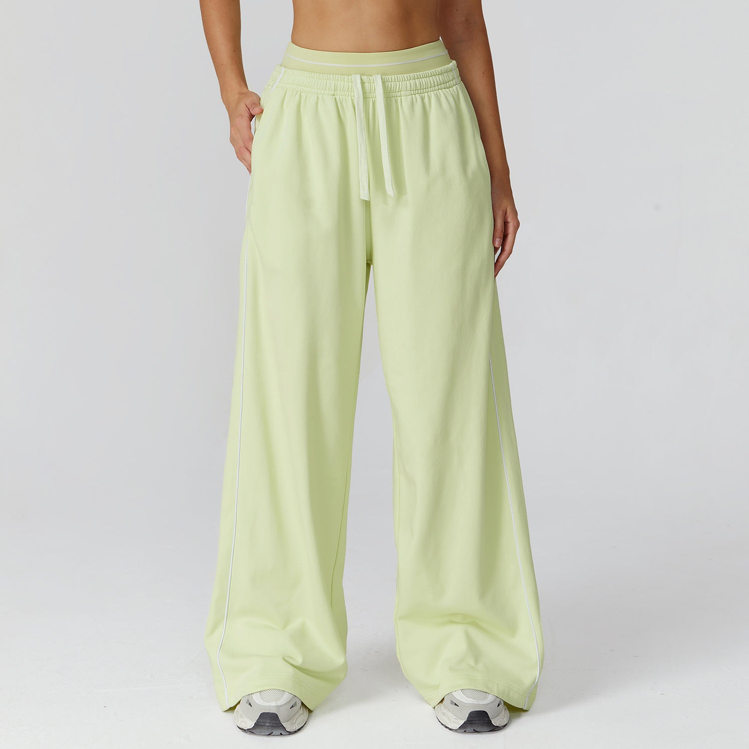 Nicolette Fairweather | Wide-Leg Track Sweatpants For Women