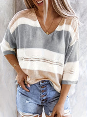 Anouk Deveraux | Relaxed V-Neck Sweater For Women