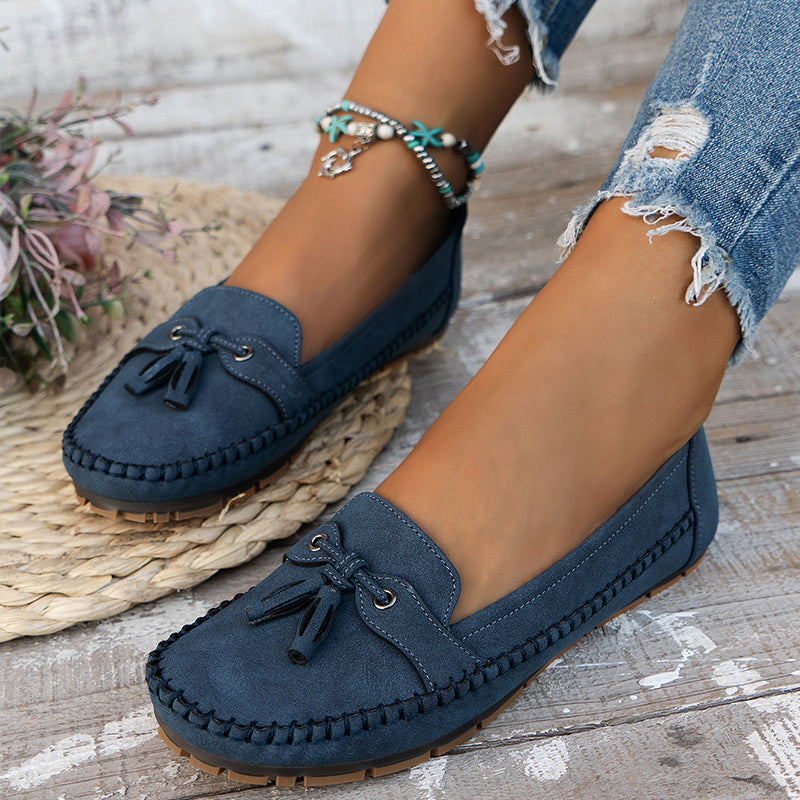 Brenna Caldwell | Tassel Loafer Flat For Women