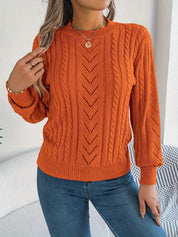 Camilla Winterbourne | Cable-Knit Textured Sweater For Women