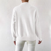 Elouise Cavanagh | Mock Neck Knit Sweater For Women