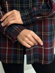 Marianne Ashham | Relaxed Checked Shirt For Women