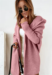 Lila Montrachet | Oversized Hooded Cardigan Sweater For Women