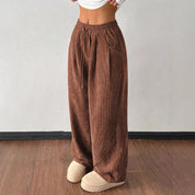 Selene Aubertin | Corduroy Wide-Leg Pants For Women
