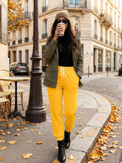 Camille Faucher | Tapered Drawstring Joggers For Women