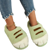 Nico Bellamy | Cozy Cat Paw Plush Slippers For Unisex