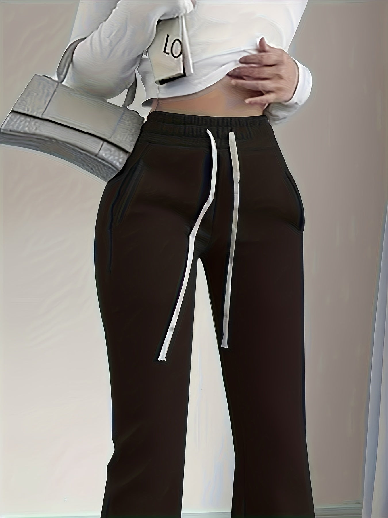 Mireille Auclair | High-Waist Flared Lounge Pants For Women