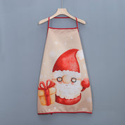 Adrienne Fontclaire | Christmas Snowman Print Kitchen Apron
