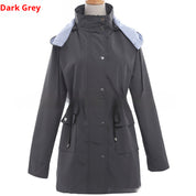 Daphne Winslow | Women's Hooded Windbreaker Raincoat