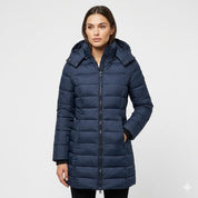 Isabelle Fontaine | Quilted Long Puffer Coat For Women
