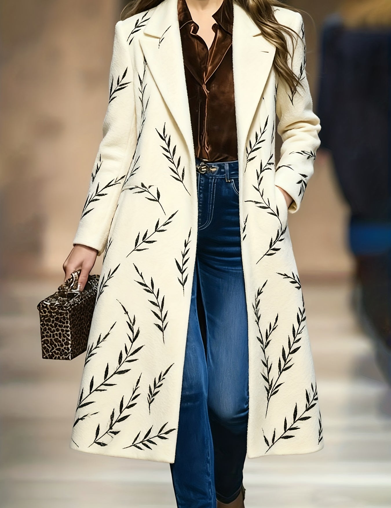 Sallie Kingswell | Velvet Long Lapel Duster Coat For Women