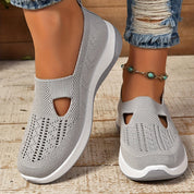 Arabella Fontaine | Lightweight Knit Slip-On Sneakers for Women