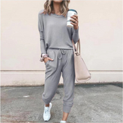 Seraphelle Beaumont | Pink Relaxed Jogger Two-Piece Lounge Set