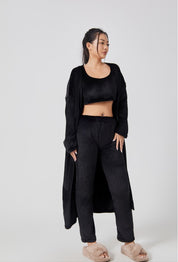 Brianna Vossmore | Fluffy 3-Piece Lounge Set For Women
