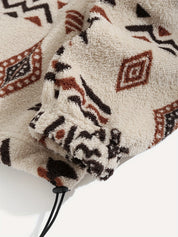 Mathieu Laroche | Patterned Fleece Mens Jacket