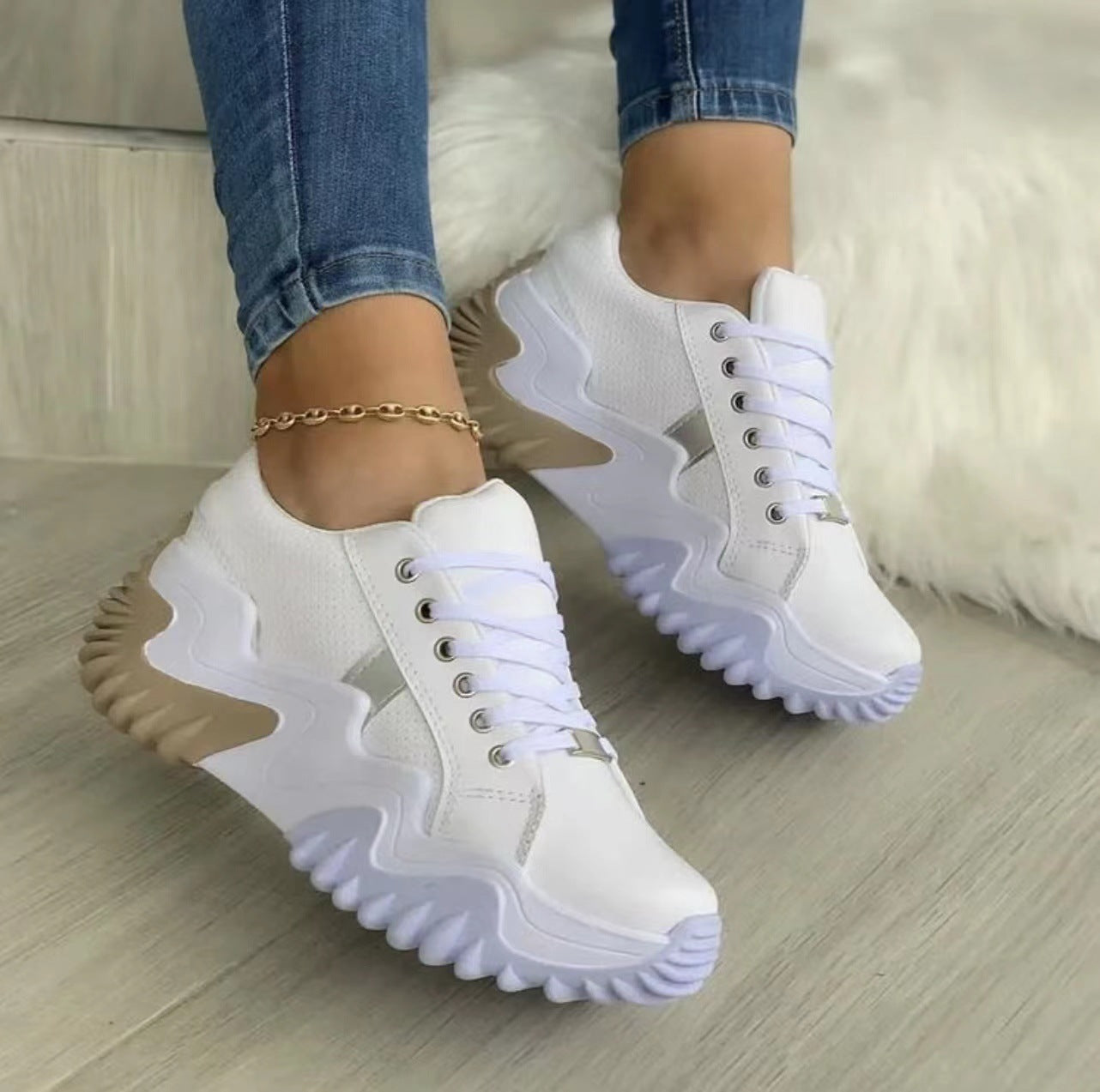 Simone Delacourt | Colorblock Chunky Sneakers For Women