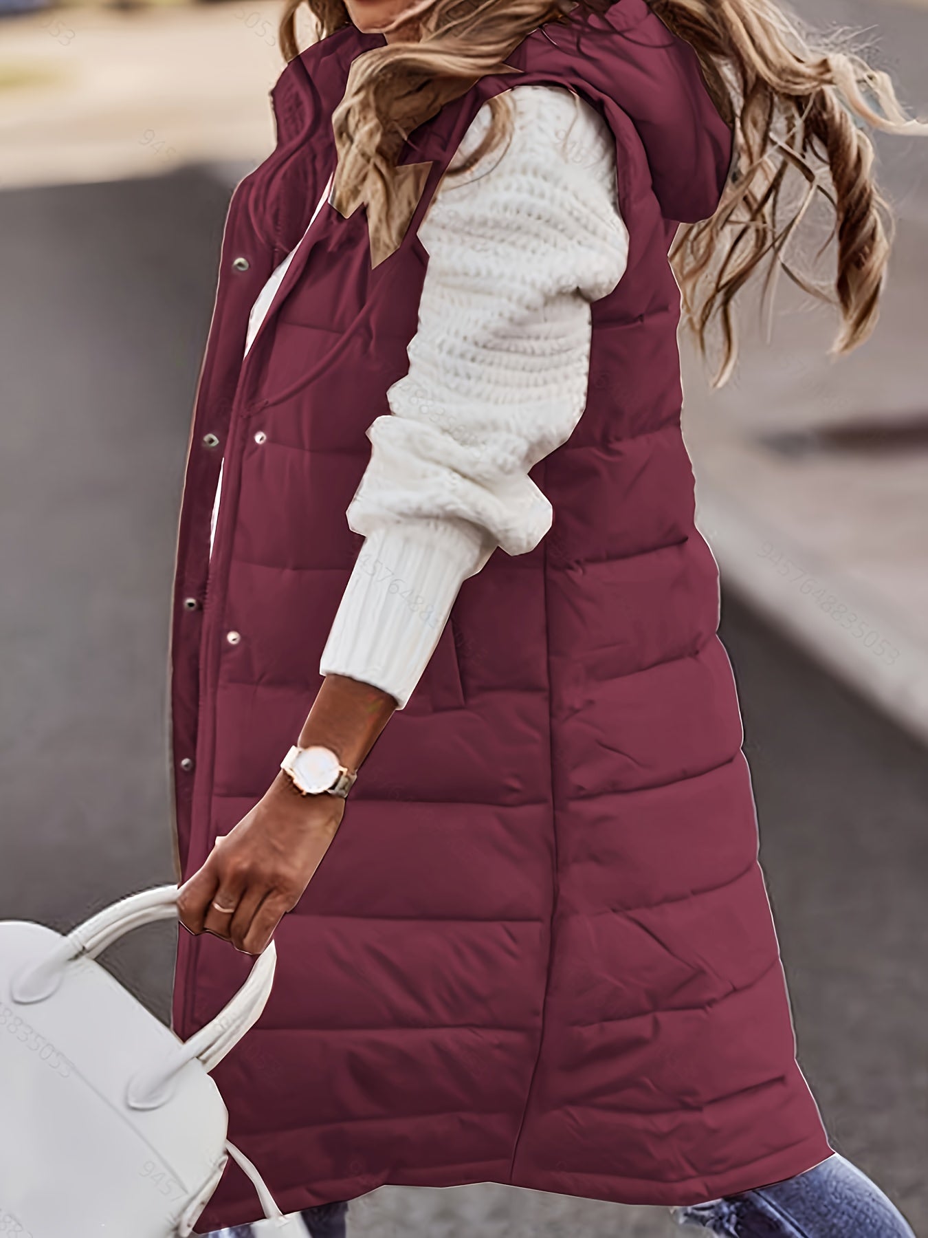 Brielle Ashworth | Longline Hooded Puffer Vest For Women