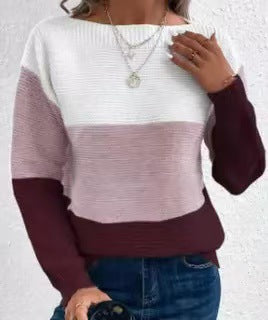 Stefania Bianchi | Colorblock Knit Sweater For Women