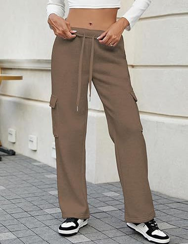 Odile Carrington | Cargo Wide-Leg Jogger Pants For Women