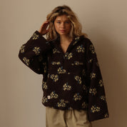 Odette Marchetti | Floral Fleece Sweater For Women