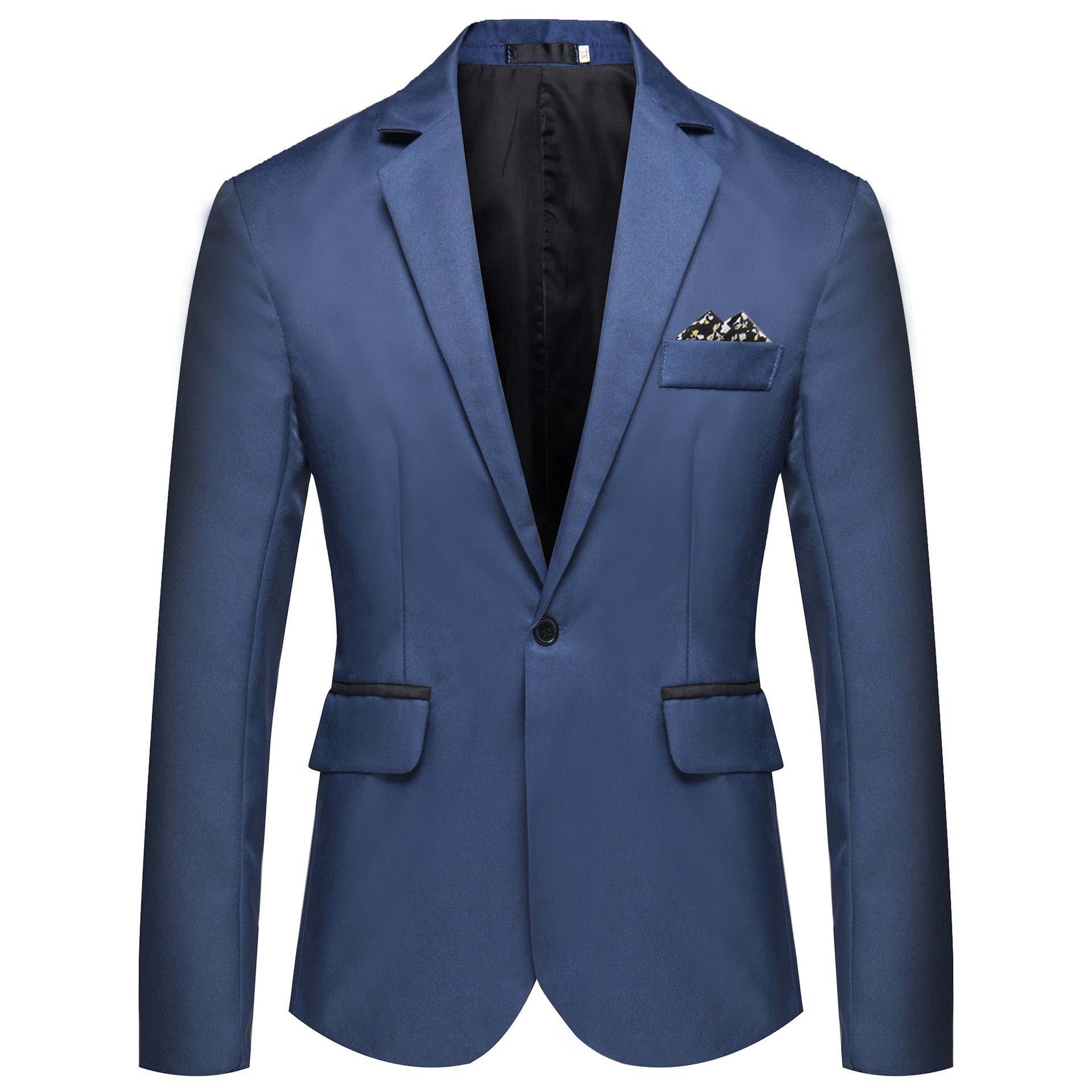 Finn Saxford | One-Button Blazer With Pocket Square For Men