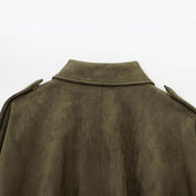 Renata Ashbourne | Faux Suede Pilot Jacket For Women