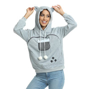 Amelie Rousset | Cat Ear Pet Carrier Hoodie For Women