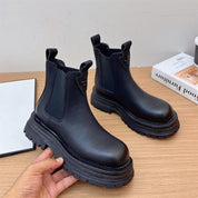 Noemie Lanvin | Suede Chelsea Boots With Platform Sole For Women