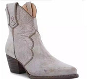 Giselle Chambord | Pointed Toe Cowboy Boots With Side Zip For Women