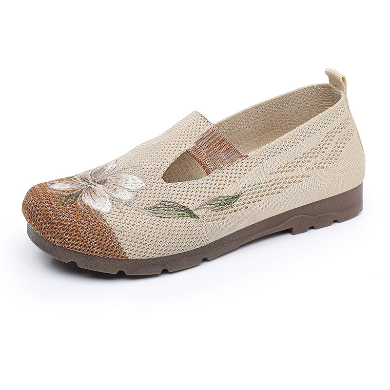 Colette Vasseur | Embroidered Floral Slippers For Women