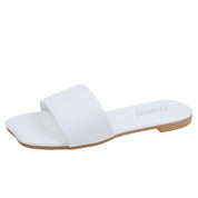 Adriana Bellucci | Daisy Flower Flat Slide Sandals For Women