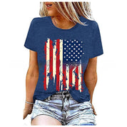 Jade Whitmore | American Flag Graphic T-Shirt For Women