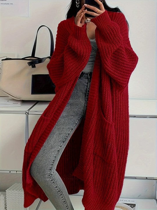 Iris Goldton | Chunky Knit Longline Cardigan For Women