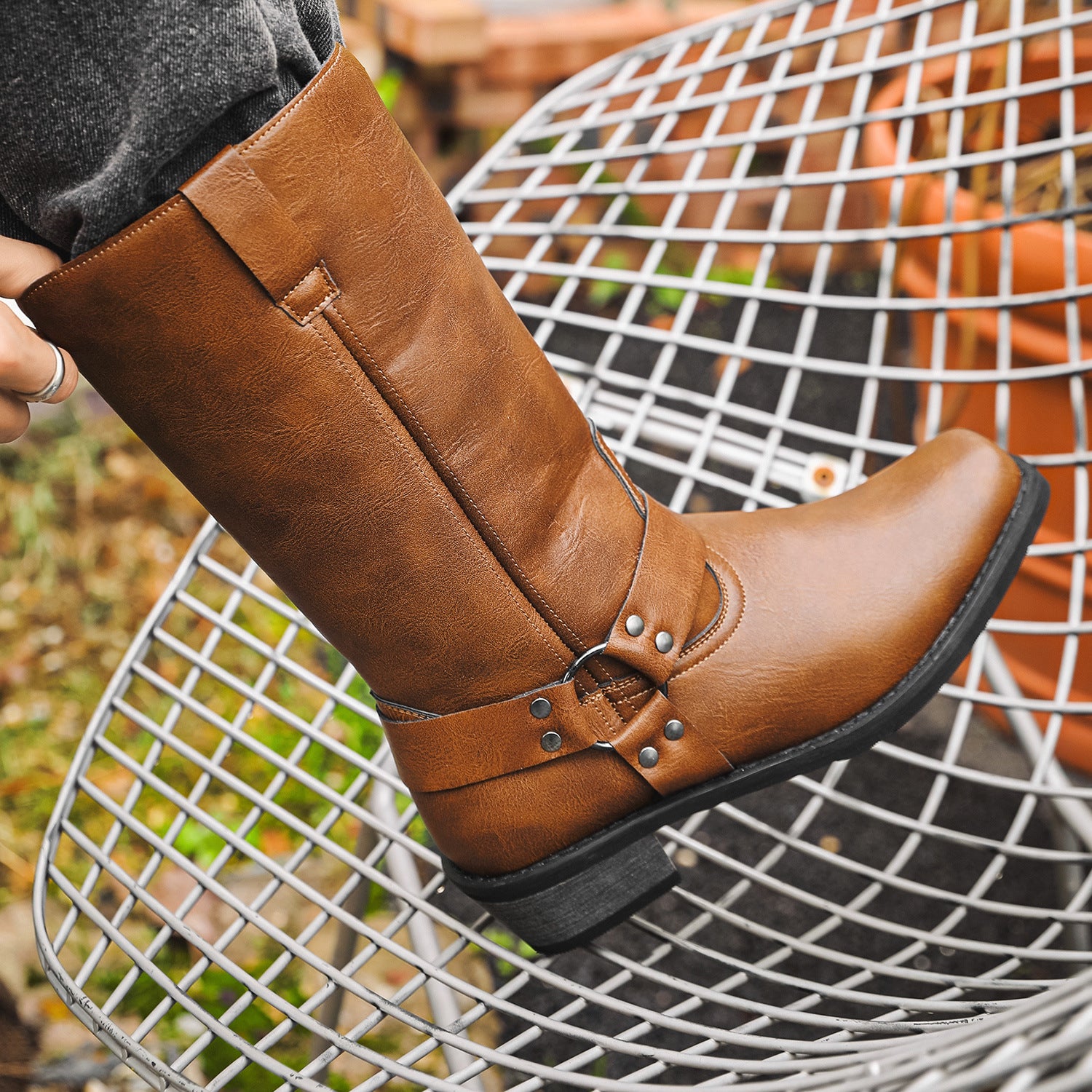 Wilder Stanton | Western Harness Boots For Men