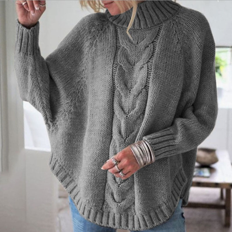 Marisol Duchesne | Cable Knit Turtleneck Sweater For Women