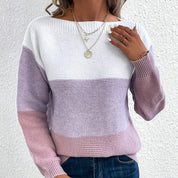 Stefania Bianchi | Colorblock Knit Sweater For Women