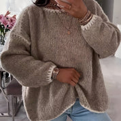 Willa Ivesdale | Relaxed Boat Neck Sweater For Women