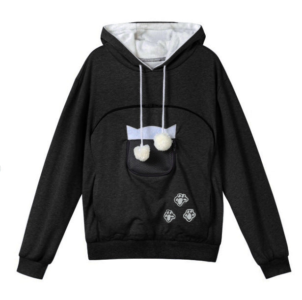Amelie Rousset | Cat Ear Pet Carrier Hoodie For Women