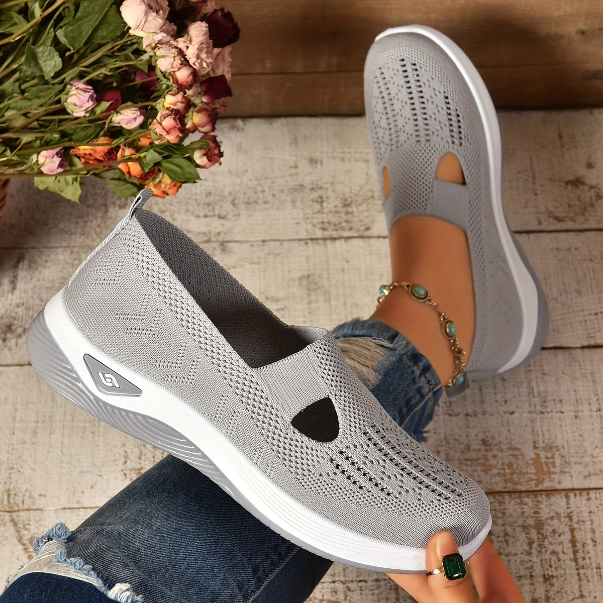 Brianna Wexford | Women's Orthopedic Slip-On Knit Sneakers
