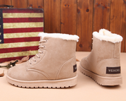 Ines Chastain | Faux Fur Lined Snow Boots For Women